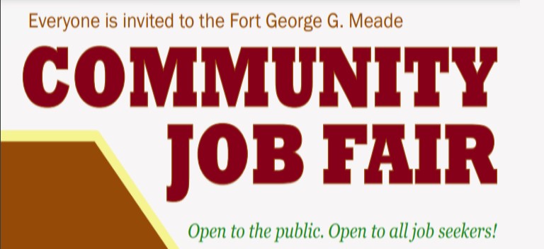 Fort Meade Veteran Community Job Fair Flyer