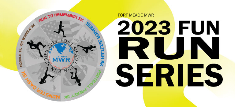 Fort Meade 2023 Fun Runs Series with 5 medals